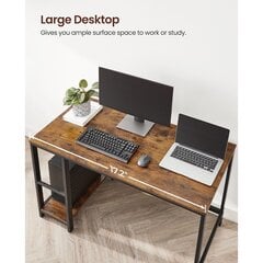 Компьютерный стол с индустриальным дизайном цена и информация | Компьютерные, письменные столы | 220.lv