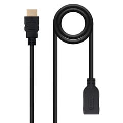 Pagarinājums HDMI NANOCABLE V2.0 (2 m) cena un informācija | Kabeļi un vadi | 220.lv