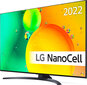 Viedais TV LG 55NANO766QA 55" 4K ULTRA HD NANO CELL LED WIFI cena un informācija | Televizori | 220.lv