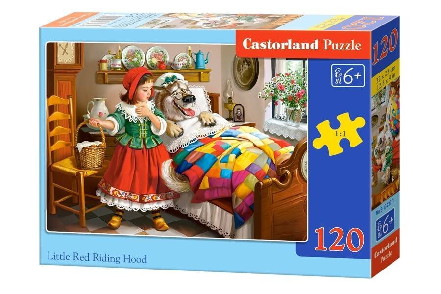 Pulze Castorland Little Red Riding Hood, 120 daļu cena un informācija | Puzles, 3D puzles | 220.lv