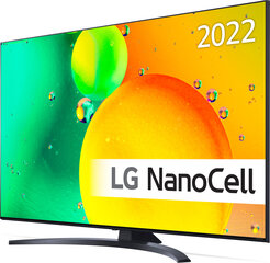 Viedais TV LG 50NANO766QA 50" 4K ULTRA HD LED WIFI cena un informācija | Televizori | 220.lv