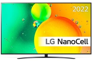 Смарт-ТВ LG 50NANO766QA 50" 4K ULTRA HD LED WIFI цена и информация | LG Телевизоры и принадлежности | 220.lv