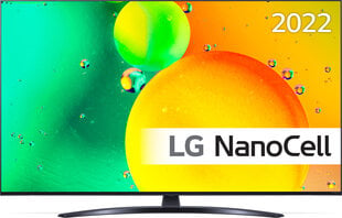 Viedais TV LG 65NANO766QA 65" 4K ULTRA HD LED WIFI cena un informācija | LG Televizori un piederumi | 220.lv