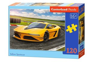 Пазл Castorland Yellow Sportscar, 120 деталей цена и информация | Пазлы | 220.lv