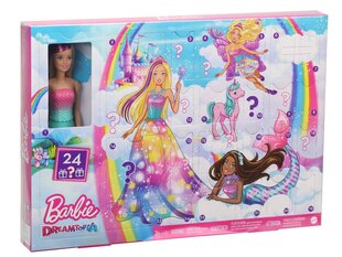 Barbie adventes kalendārs Dreamtopia цена и информация | Игрушки для девочек | 220.lv