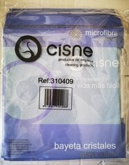 Mikrošķiedras drāna pulēšanai Cisne Glass Blue, 12 gab. cena un informācija | Tīrīšanas piederumi | 220.lv