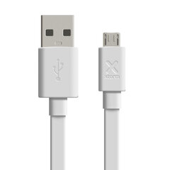 Универсальный кабель USB-MicroUSB Shine Inline CF020 3 m Белый цена и информация | Кабели и провода | 220.lv