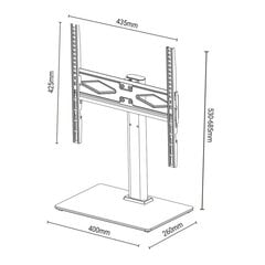 TM Electron S6503096 32-50” цена и информация | Кронштейны и крепления для телевизоров | 220.lv