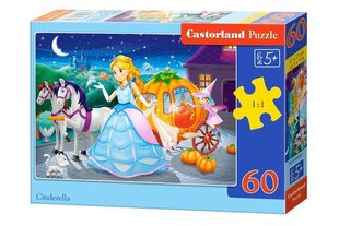 Puzle Castorland Cinderella, 60 daļu cena un informācija | Puzles, 3D puzles | 220.lv