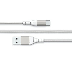 USB A uz USB C Kabelis Big Ben Interactive FPLIAC2MW (2 m) Balts cena un informācija | Kabeļi un vadi | 220.lv