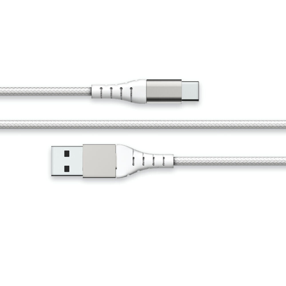 USB A uz USB C Kabelis Big Ben Interactive FPLIAC2MW (2 m) Balts цена и информация | Kabeļi un vadi | 220.lv