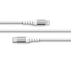 Кабель USB-C—Lightning Big Ben Interactive FPLICMFI2MW (2 m) Белый цена и информация | Кабели и провода | 220.lv