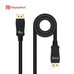 Кабель Displayport NANOCABLE 10.15.2501-L150 (1,5 m) цена и информация | Кабели и провода | 220.lv