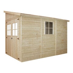 Koka dārza māja Timbela M339 + grīda cena un informācija | Dārza mājiņas, šķūņi, malkas nojumes | 220.lv