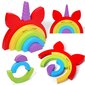 Krāsaina puzle - vienradzis cena un informācija | Rotaļlietas zīdaiņiem | 220.lv