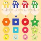 Koka figūru puzle - Shapes Sorter cena un informācija | Rotaļlietas zīdaiņiem | 220.lv