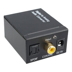 Audio Converter, SPDIF/Coax/DC 5V cena un informācija | Kabeļi un vadi | 220.lv