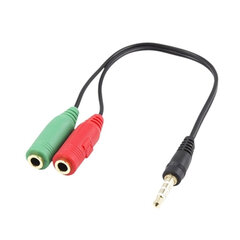 Audio ligzdas Kabelis (3.5mm) Ewent EC1640 0,15 m cena un informācija | Adapteri un USB centrmezgli | 220.lv