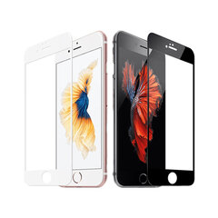 Aizsargstikls (10D) priekš iPhone 7/8 Plus (5,5″) - Melns cena un informācija | Ekrāna aizsargstikli | 220.lv