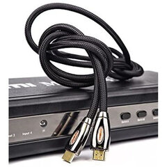 Кабель HDMI DCU METAL PREMIUM цена и информация | Кабели и провода | 220.lv
