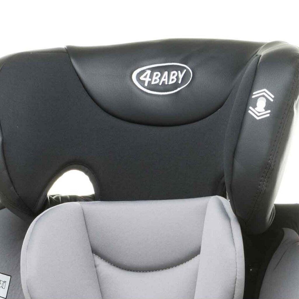 Mašīnas sēdeklis 4Baby Roto-Fix, 0-36 kg, pelēks cena un informācija | Autokrēsliņi | 220.lv