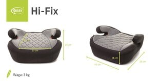 Mašīnas sēdeklis 4Baby Hi-Fix, 22-36 kg, Red cena un informācija | Autokrēsliņi | 220.lv