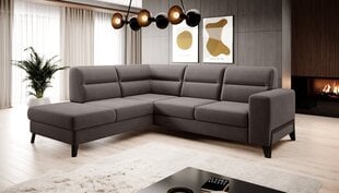 Stūra dīvāns NORE Casara, pelēks cena un informācija | Stūra dīvāni | 220.lv