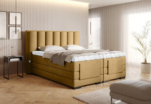 Кровать NORE Nube 45, 160x200 см, желтая цена и информация | Кровати | 220.lv