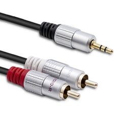 Qoltec Kabelis 2xRCA Mini Jack 3.5mm cena un informācija | Qoltec TV un Sadzīves tehnika | 220.lv