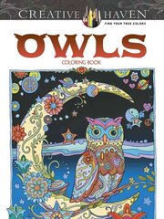 Creative Haven Owls Coloring Book цена и информация | Книги о питании и здоровом образе жизни | 220.lv