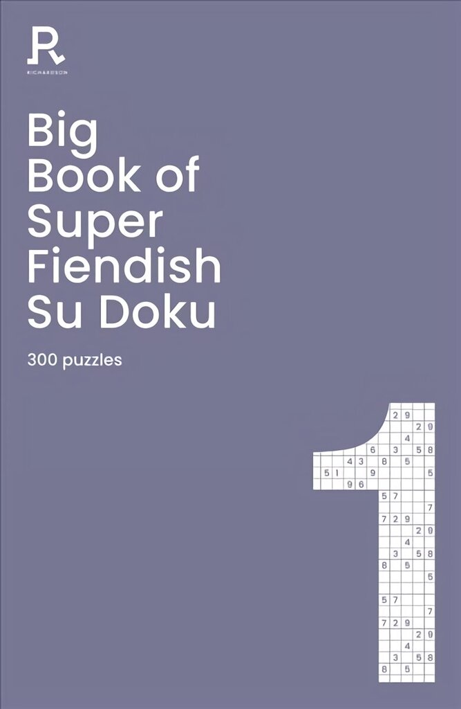 Big Book of Super Fiendish Su Doku Book 1: a bumper fiendish sudoku book for adults containing 300 puzzles cena un informācija | Grāmatas par veselīgu dzīvesveidu un uzturu | 220.lv