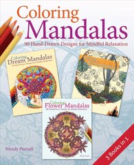 Coloring Mandalas 3-in-1 Pack цена и информация | Книги о питании и здоровом образе жизни | 220.lv