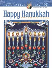 Creative Haven Happy Hanukkah Coloring Book цена и информация | Книги о питании и здоровом образе жизни | 220.lv