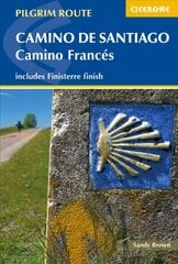 Camino de Santiago: Camino Frances: Guide and map book - includes Finisterre finish 2nd Revised edition цена и информация | Путеводители, путешествия | 220.lv