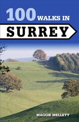 100 Walks in Surrey цена и информация | Книги о питании и здоровом образе жизни | 220.lv