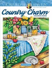 Creative Haven Country Charm Coloring Book цена и информация | Книги о питании и здоровом образе жизни | 220.lv