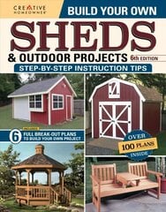 Build Your Own Sheds & Outdoor Projects Manual, Sixth Edition 6th ed. цена и информация | Книги о питании и здоровом образе жизни | 220.lv