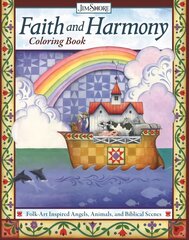 Faith and Harmony Coloring Book: Folk-Art Inspired Angels, Animals, and Biblical Scenes cena un informācija | Grāmatas par veselīgu dzīvesveidu un uzturu | 220.lv