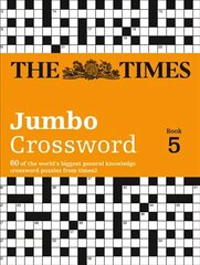Times 2 Jumbo Crossword Book 5: 60 Large General-Knowledge Crossword Puzzles, Book 5 cena un informācija | Grāmatas par veselīgu dzīvesveidu un uzturu | 220.lv