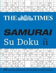 Times Samurai Su Doku 11: 100 Extreme Puzzles for the Fearless Su Doku Warrior цена и информация | Книги о питании и здоровом образе жизни | 220.lv