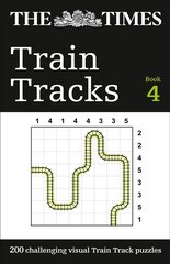 Times Train Tracks Book 4: 200 Challenging Visual Logic Puzzles cena un informācija | Grāmatas par veselīgu dzīvesveidu un uzturu | 220.lv