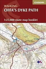 Offa's Dyke Map Booklet: 1:25,000 OS Route Mapping cena un informācija | Grāmatas par veselīgu dzīvesveidu un uzturu | 220.lv