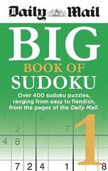 Daily Mail Big Book of Sudoku 1 цена и информация | Книги о питании и здоровом образе жизни | 220.lv