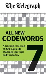 Telegraph: All New Codewords Volume 7: A cracking collection of over 200 puzzles to challenge your logic and vocabulary cena un informācija | Grāmatas par veselīgu dzīvesveidu un uzturu | 220.lv