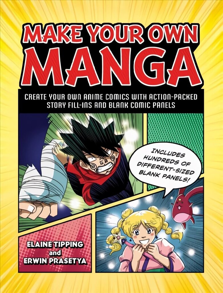 Make Your Own Manga: Create Your Own Anime Comics with Action-Packed Story Fill-Ins and Blank Comic Panels cena un informācija | Mākslas grāmatas | 220.lv