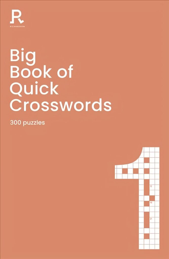 Big Book of Quick Crosswords Book 1: a bumper crossword book for adults containing 300 puzzles цена и информация | Grāmatas par veselīgu dzīvesveidu un uzturu | 220.lv