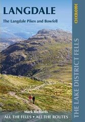 Walking the Lake District Fells - Langdale: The Langdale Pikes and Bowfell 2nd Revised edition цена и информация | Путеводители, путешествия | 220.lv