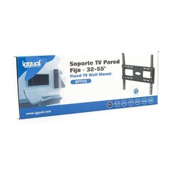 Фиксированная подставка для ТВ iggual SPTV11 IGG314548 32"-55" цена и информация | Кронштейны и крепления для телевизоров | 220.lv