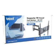 Подставка для ТВ iggual SPTV05 IGG314630 32"-55" цена и информация | Кронштейны и крепления для телевизоров | 220.lv