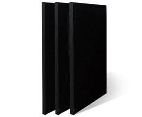 Холст грунтованный на подрамнике Black, 280 г/м2, 40х50 см, 100% хлопок цена и информация | Принадлежности для рисования, лепки | 220.lv